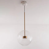 Bubble Clear Glass Gold Pendant Light - Clowas