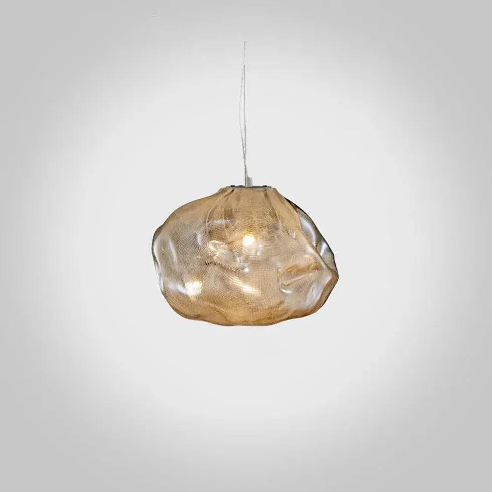 Irregular Shaped Glass Shade Modern Pendant Light - Clowas