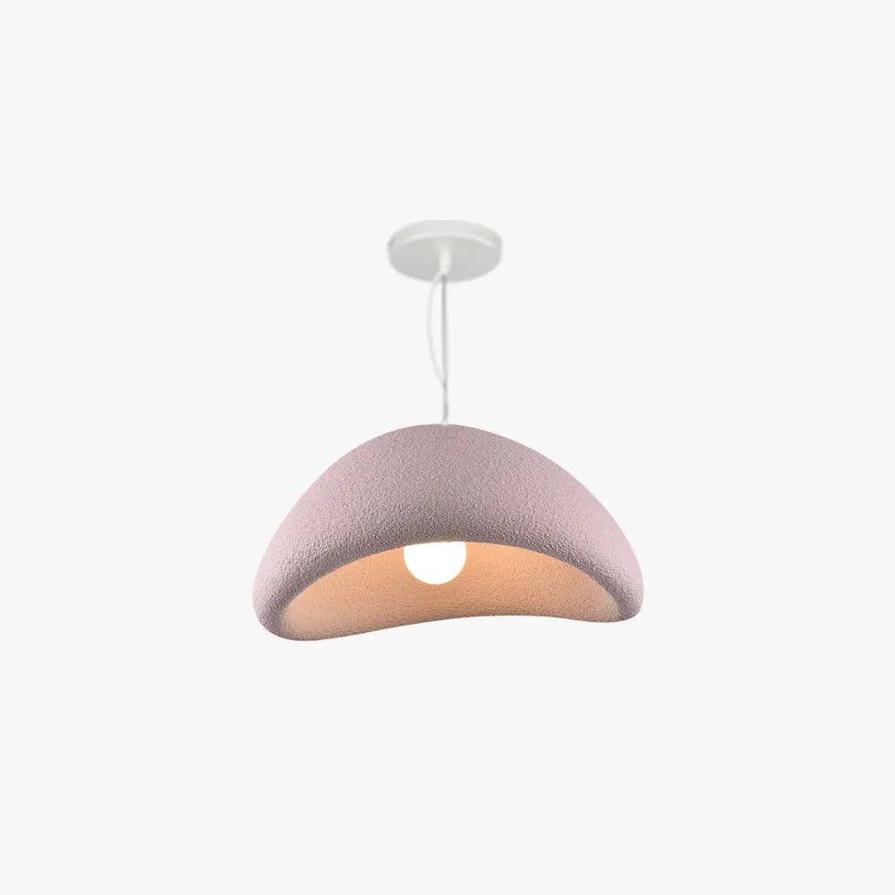Polystyrene Modern Pink Bedroom Pendant Light - Clowas