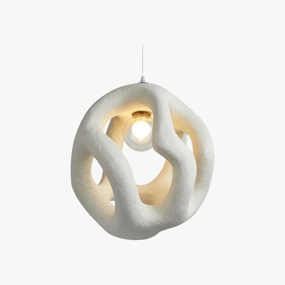 Spherical Hollow Lampshade Sand Modern Pendant Light - Clowas