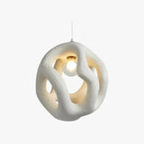 Spherical Hollow Lampshade Sand Modern Pendant Light - Clowas