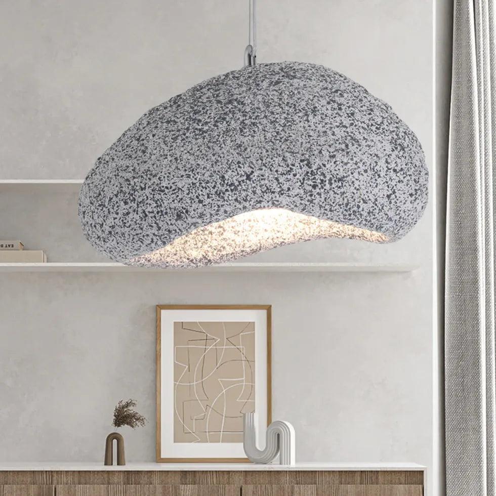 Faux Marble Irregular Shape Modern Pendant Light - Clowas