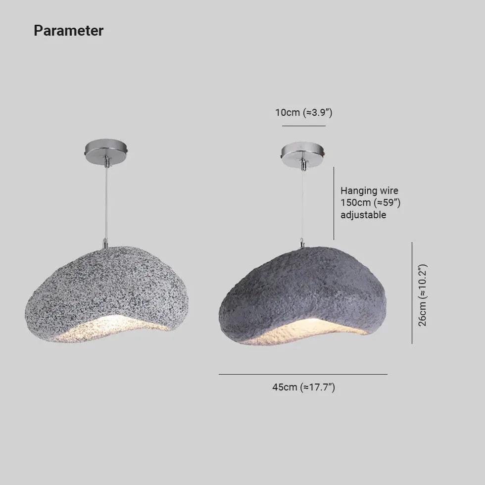 Faux Marble Irregular Shape Modern Pendant Light - Clowas
