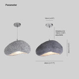 Faux Marble Irregular Shape Modern Pendant Light - Clowas