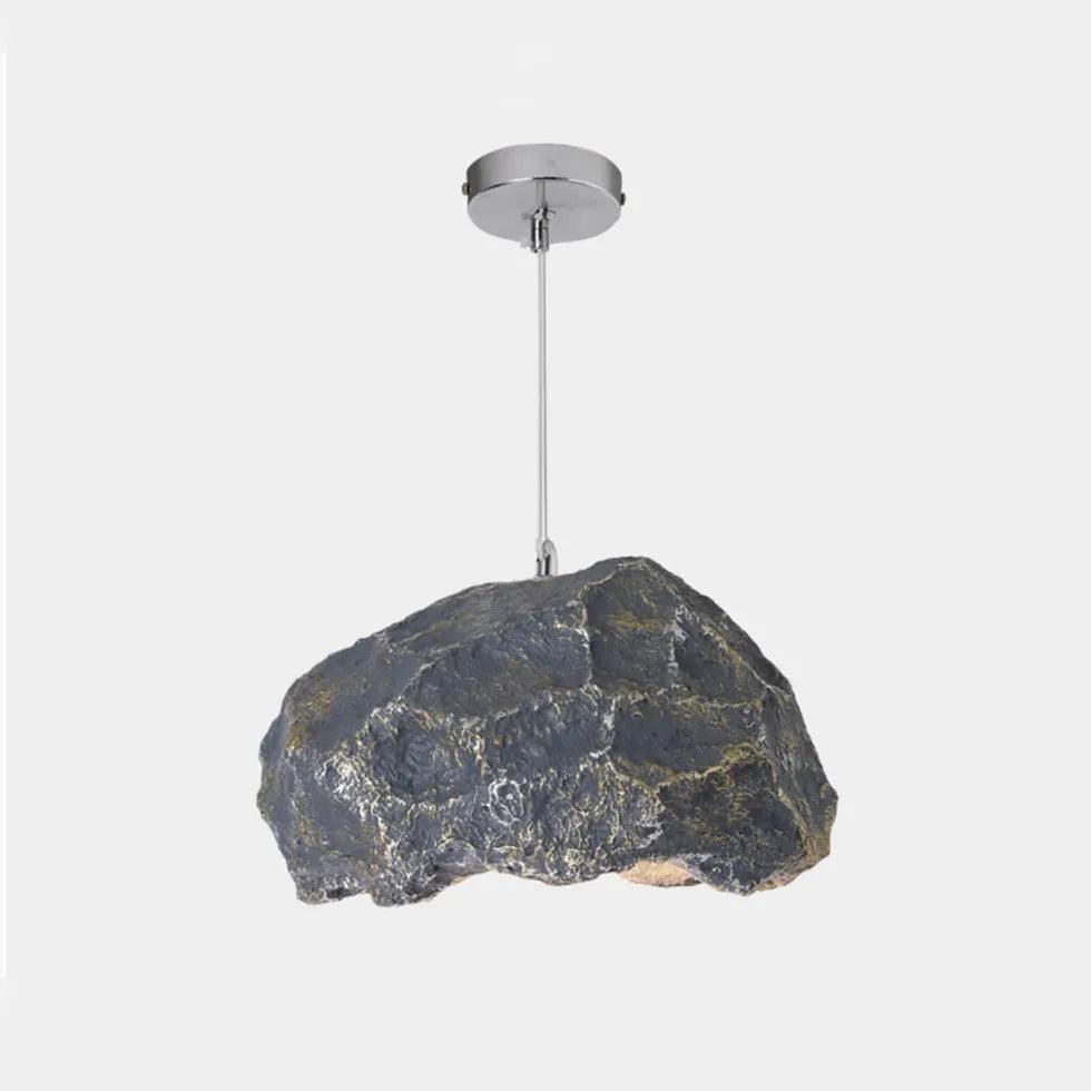 Irregular Imitation Rock Lampshade Modern Pendant Light - Clowas