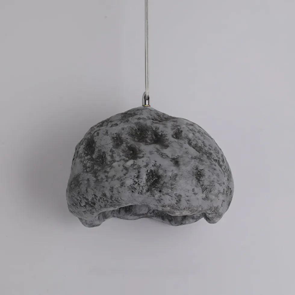 Faux Stone Resin Single Bedroom Pendant Light - Clowas
