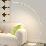 Minimalist Arc Floor Lamp Metal Dimmable for Living Room