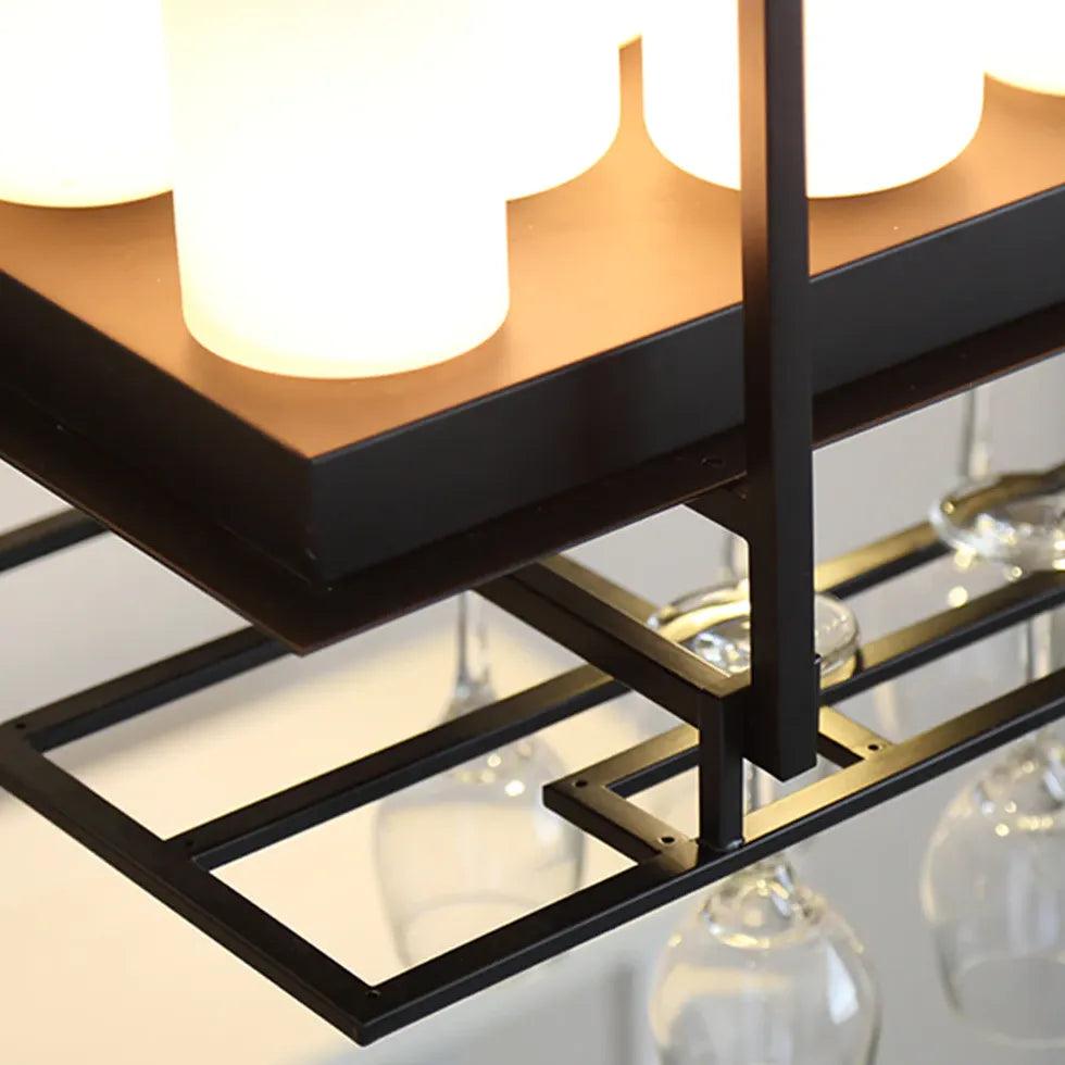 Candle Holder Black Dining Room Pendant Light - Clowas