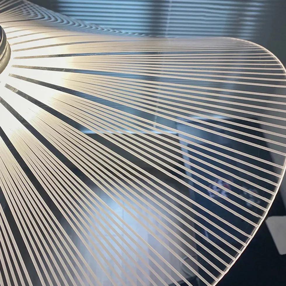 Lotus Leaf-shaped Modern White Acrylic Pendant Light - Clowas