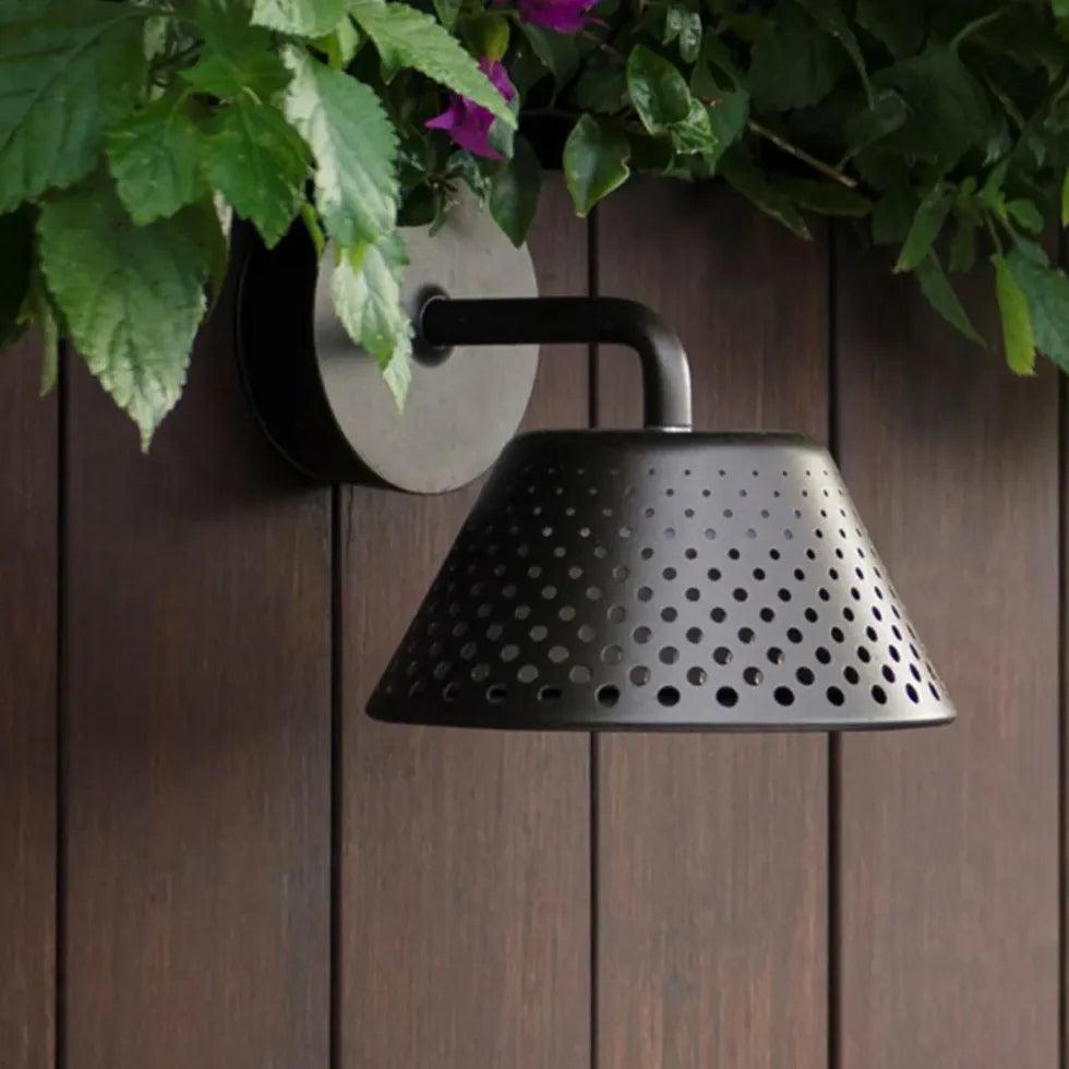 Perforated Shade Corner Outdoor Wall Lights - Clowas