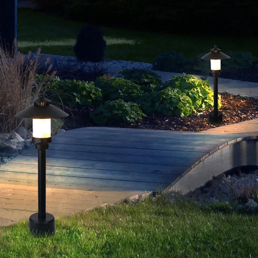 Cap Shaped Led Garden Bollard Lights - Clowas
