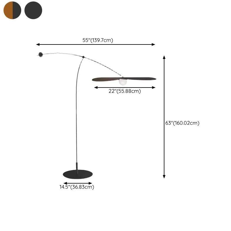 Arc-Shaped Balanced Modern Floor Lamp - Clowas