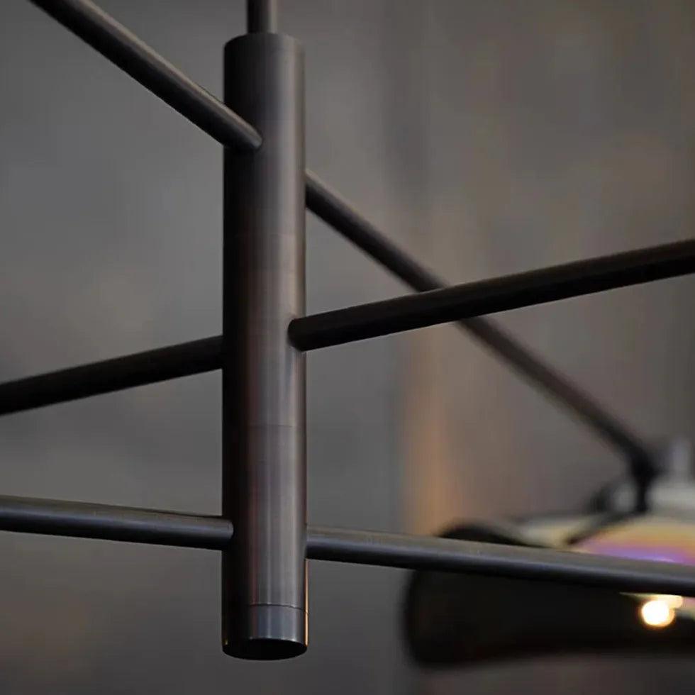 Branch-shaped Multi-light Black Modern Pendant Light - Clowas