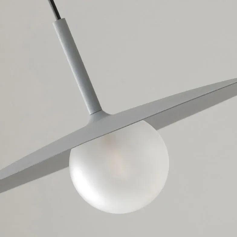 Disc-shaped Shade Black Minimalist Dining Room Pendant Light - Clowas