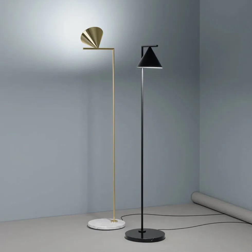 Cone-Shaped Metal Minimalist Floor Lamp - Clowas