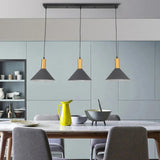 Three-light Cone Design Dining Room Pendant Light - Clowas