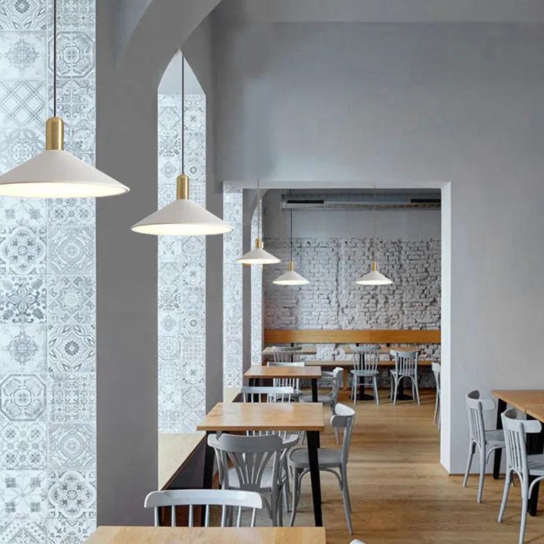 Cone-Shaped Iron Vintage Industrial Dining Room Pendant Light - Clowas