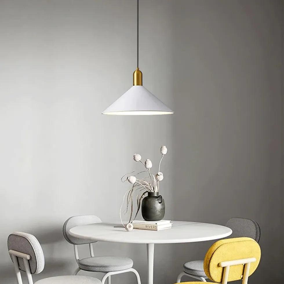 Cone-Shaped Iron Vintage Industrial Dining Room Pendant Light - Clowas