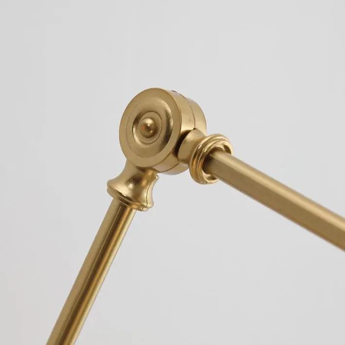 Porcelain Wall Light Brass Vintage - Clowas