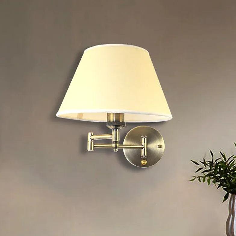 Fabric Lampshade Adjustable Vintage Wall Lights - Clowas