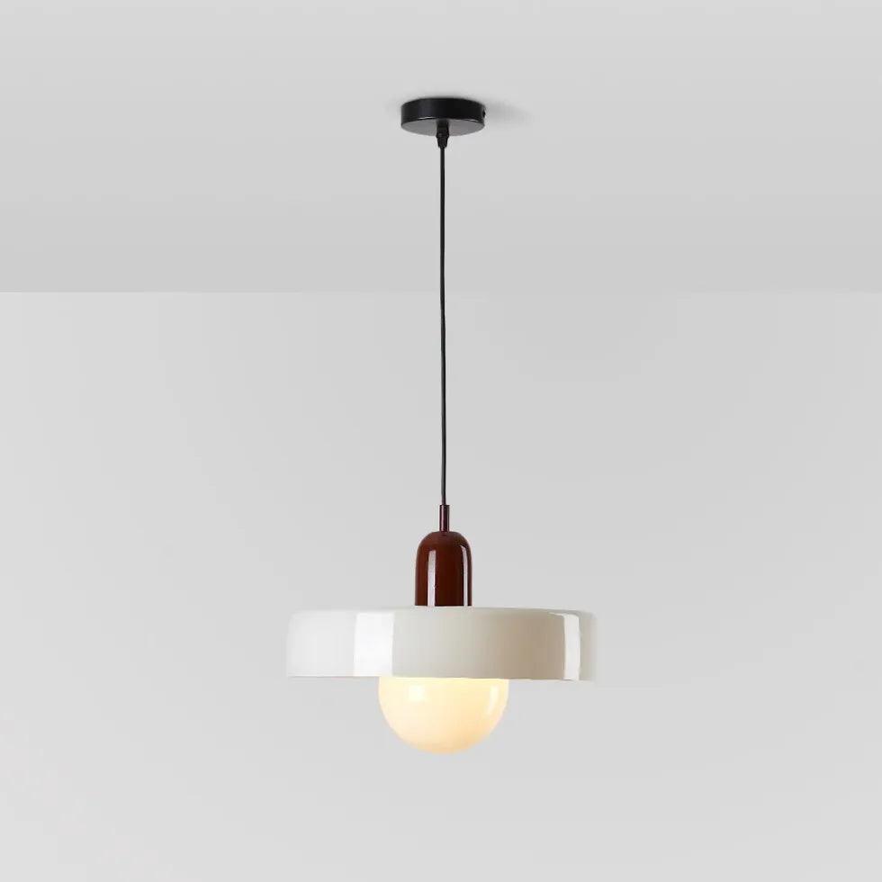 Cartoon Mushroom Modern Glass Pendant Light - Clowas