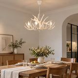 Rustic Deer Antler Chandelier for Dining Rooms, Anti Glare
