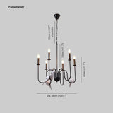 Ceramic Bird Black Vintage Chandelier - Clowas