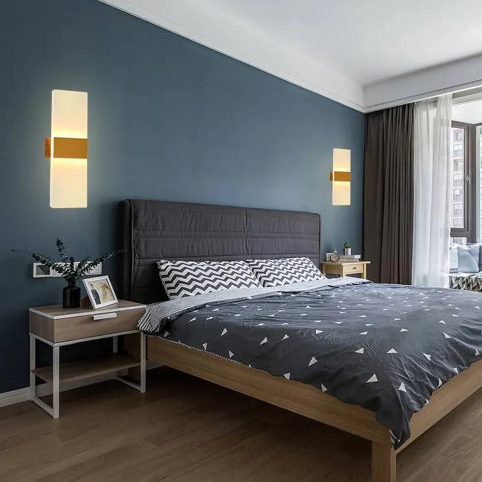 Rectangular Bedroom Up and Down Lights - Clowas