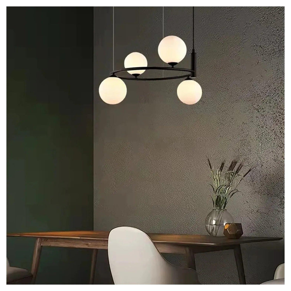 Modern Glass Ball Pendant Light for Living Room