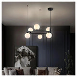 Modern Glass Ball Pendant Light for Living Room