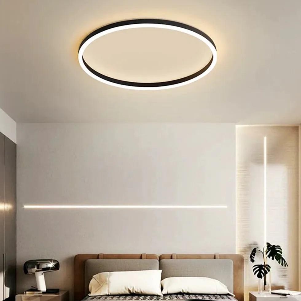 Circular Hollow Modern LED Flush Ceiling Lights - Clowas
