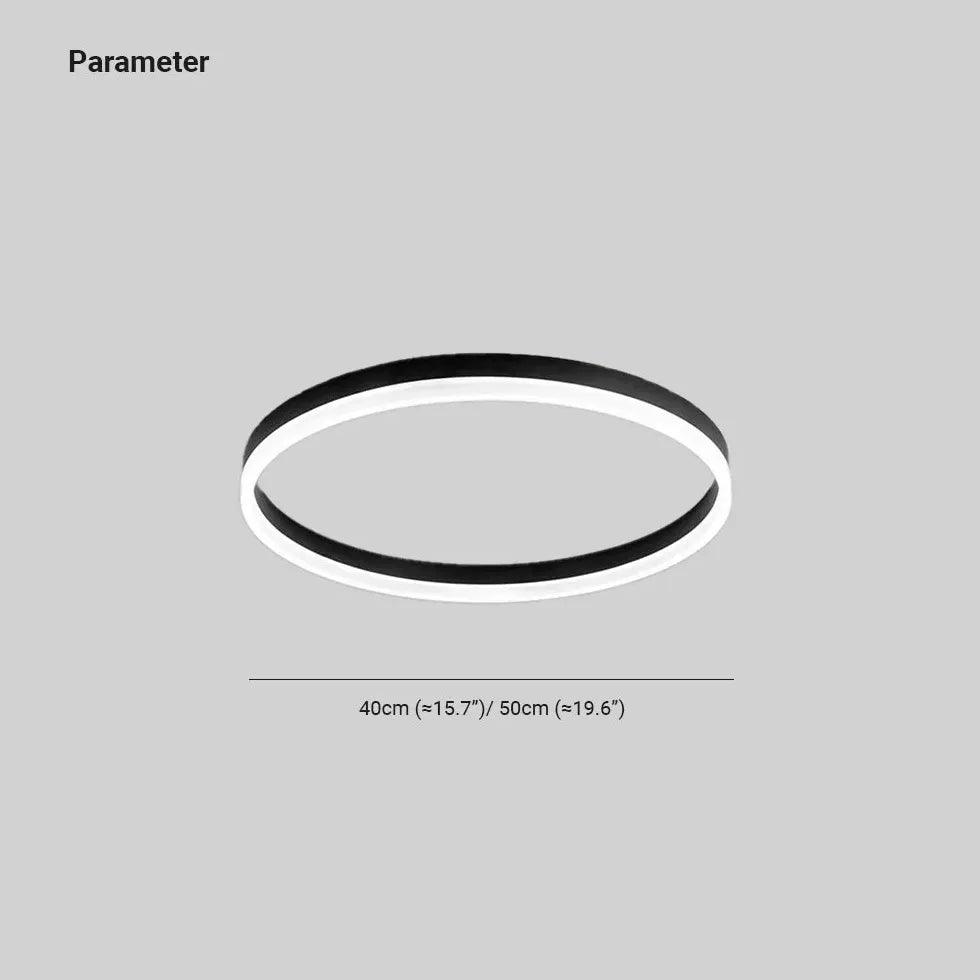 Circular Hollow Modern LED Flush Ceiling Lights - Clowas