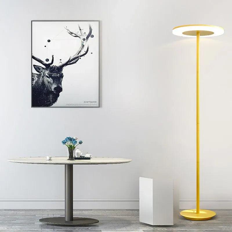 Circular Ring Long Pole Floor Lamp - Clowas
