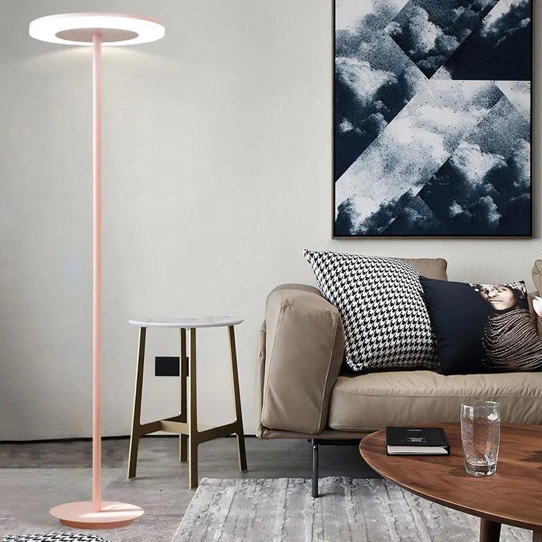 Circular Ring Long Pole Floor Lamp - Clowas