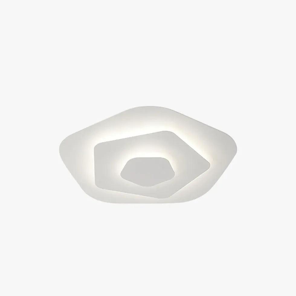 Circular Stacked Type White Flush Ceiling Lights - Clowas