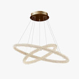 Circular Weaving Crystal Modern Pendant Light - Clowas