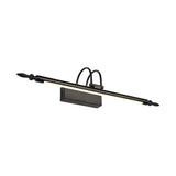 Classic Linear Black Bathroom Wall Lights - Clowas