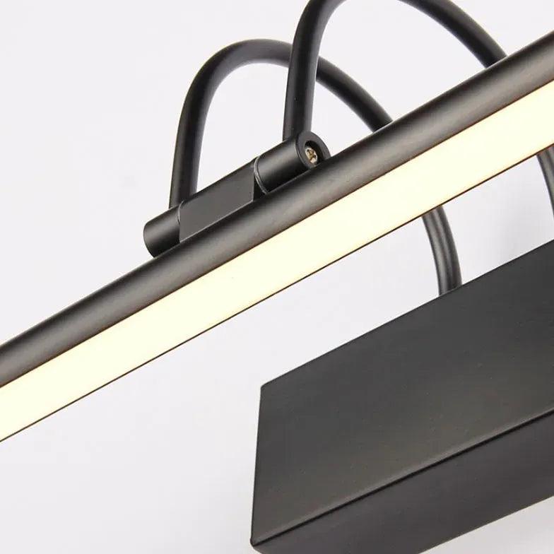 Classic Linear Black Bathroom Wall Lights - Clowas
