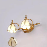 Luxury European Brass Gold Bathroom Wall Light