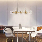 Modern Glass and Metal Pendant Lights for Living Room
