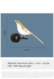 Bird Wall Light Led Modern - Clowas