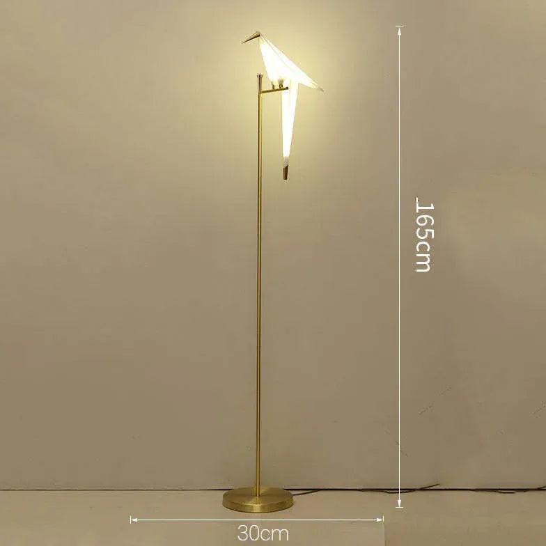 Bird-Shaped Decorative Metal Artistic Floor Lamp - Clowas