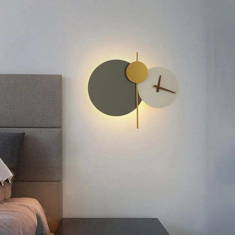 Clock Minimalist Led Modern Wall Lights - Clowas