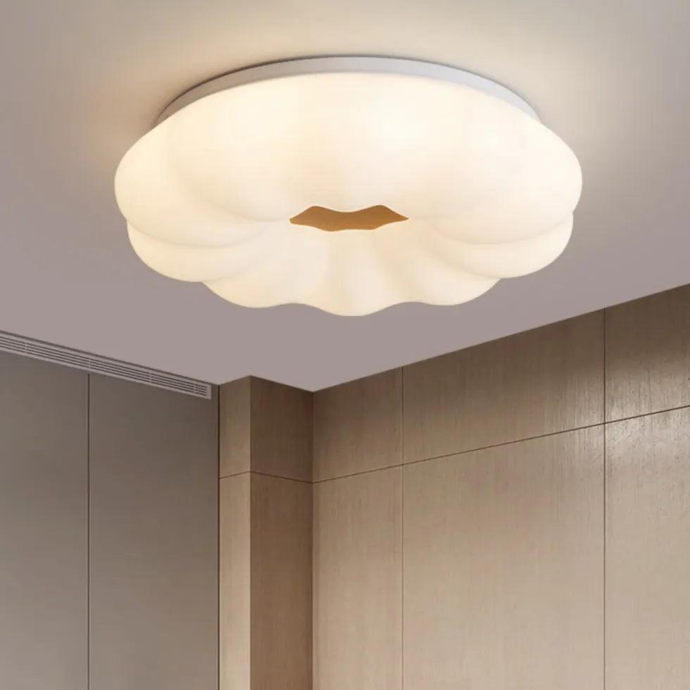 Cloud Cotton Bedroom White Flush Ceiling Lights - Clowas