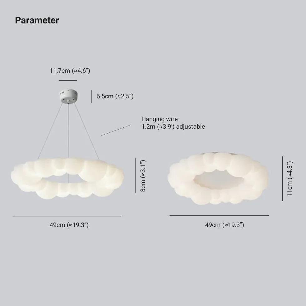 Cloud Soft Light Modern White Pendant Light - Clowas