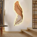 Feather Wall Light Dimmable Modern Design for Bedroom