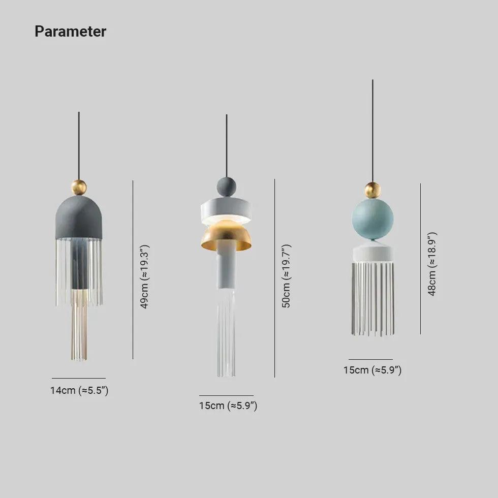 Tassel-shaped Metal Modern Dining Pendant Light - Clowas