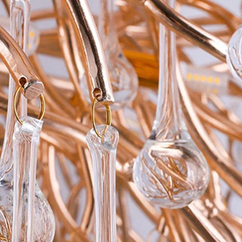 Branch-shaped Crystal Luxury Living Room Pendant Light - Clowas