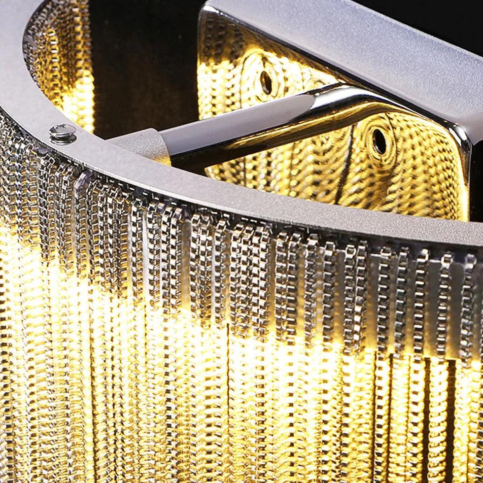 Silver Tassle Decoration Bedroom Wall Lights - Clowas