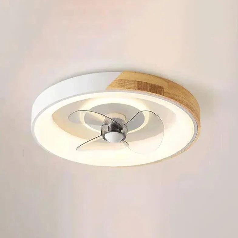 Ultra-Thin Macaron Ceiling Fan with Light